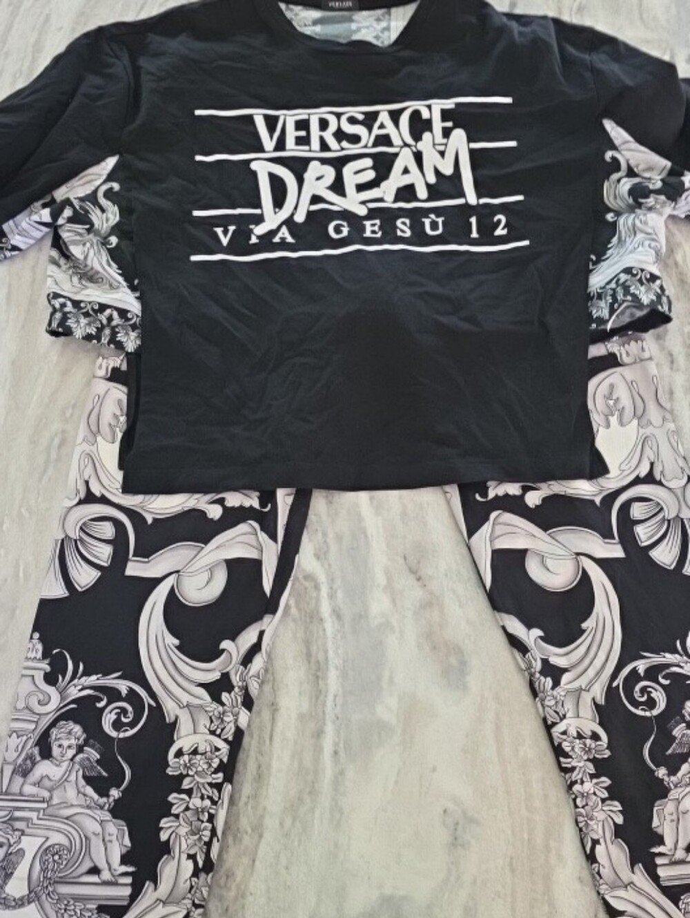 Versace Dream Black & White Outfit Size 46 Great Condition